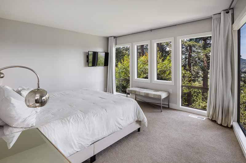 Master bedroom and view of mountain, 10 Woodhue Lane