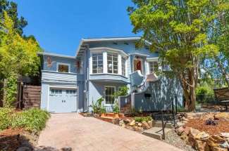 Charming 1924 Bungalow on Lower Palm Hill, Larkspur