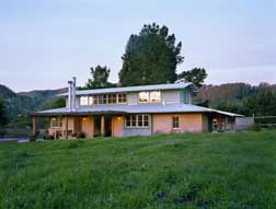 Mill Valley Straw Bale House, designed by Arkin Tilt Architects. Marin County, California, 2001.