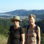 Madeline Schaider and Suzannah Rose on the Christmas Tree Hill Walk