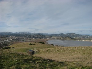 View of San Pablo Bay from Corte Madera, CA