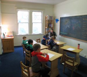 Kindergarten at Caulbridge School, San Rafael, CA