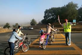 Biking to School in Marin