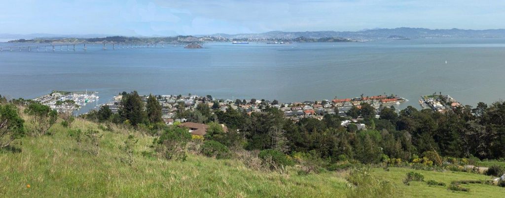 Paradise Cay from Tiburon Ridge Open Space