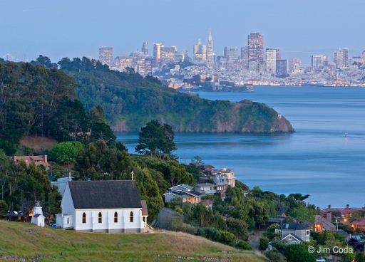 Living in Tiburon CA: Old St. Hilary's Church