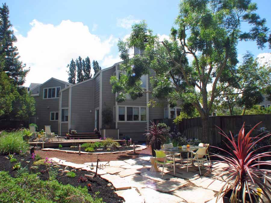 Large back yard 48 Parkview Circle, Corte Madera, CA
