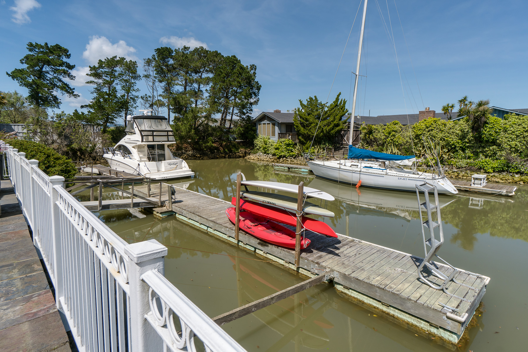 Private boat docks Paradise Cay, Tiburon CA