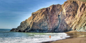 Marin County beach