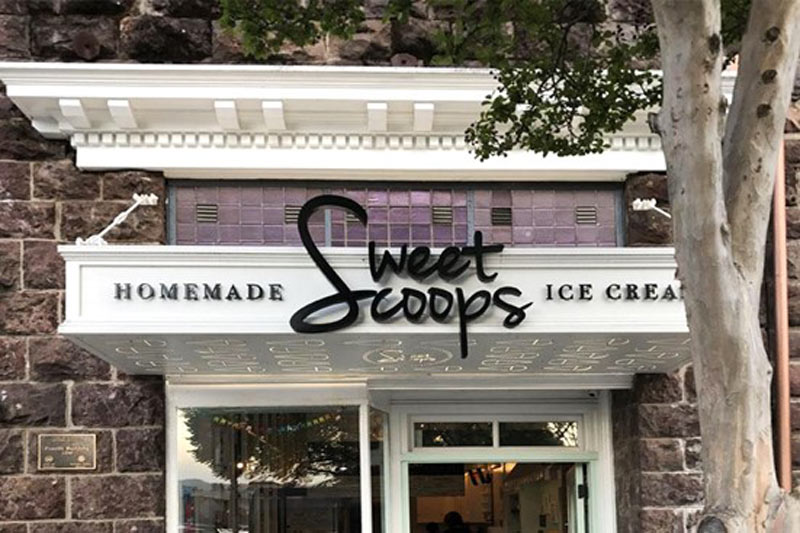 Sweet Scoops Homemade Ice Cream, Sonoma, CA