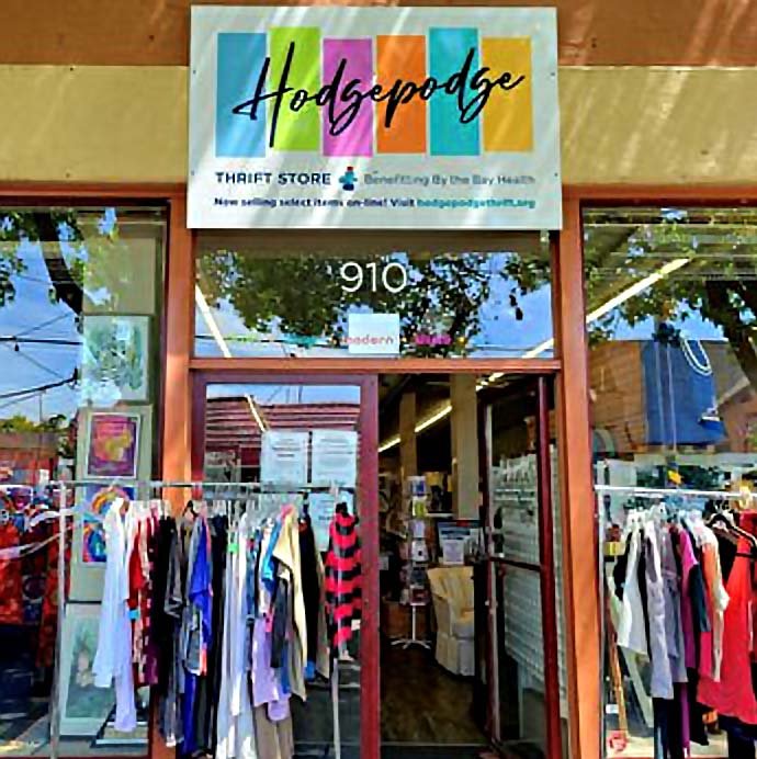 Hodgepodge Thrift Store, San Rafael, CA
